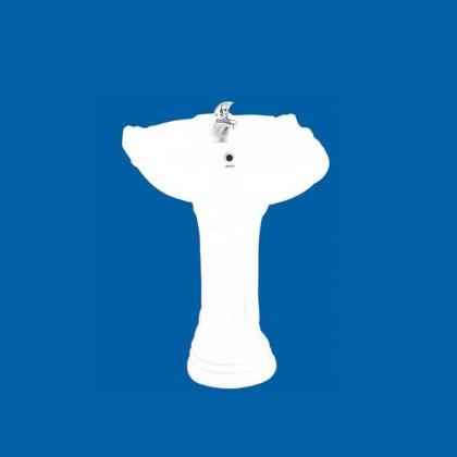 روشویی با پایه رویال 68 محصول چینی بهداشتی آرمیتاژ